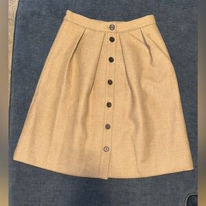 Crew Flair Skirt Double Serge 100% Wool | Size 0